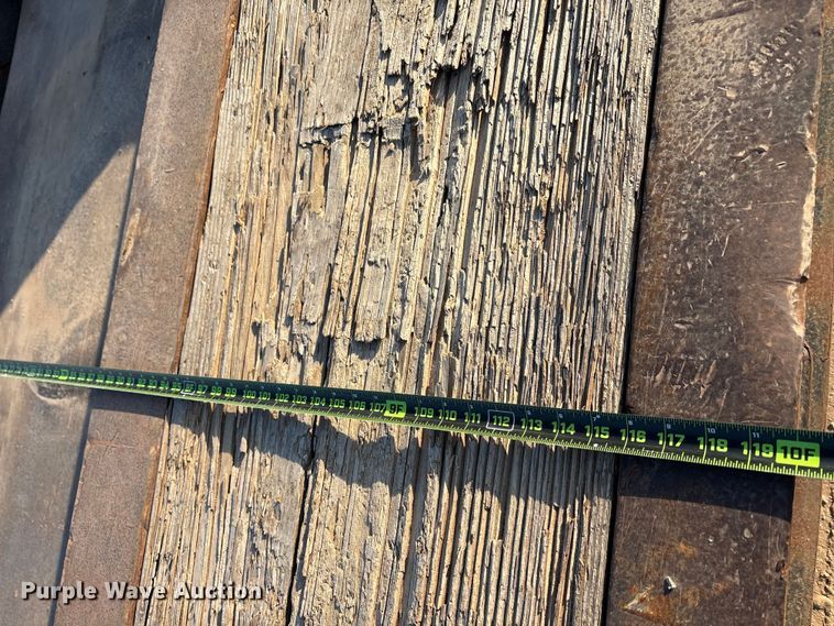 image for item FK2526 1990 Siebert lowboy equipment trailer