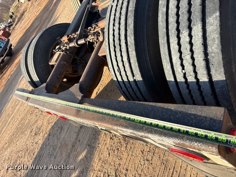 image for item FK2526 1990 Siebert lowboy equipment trailer