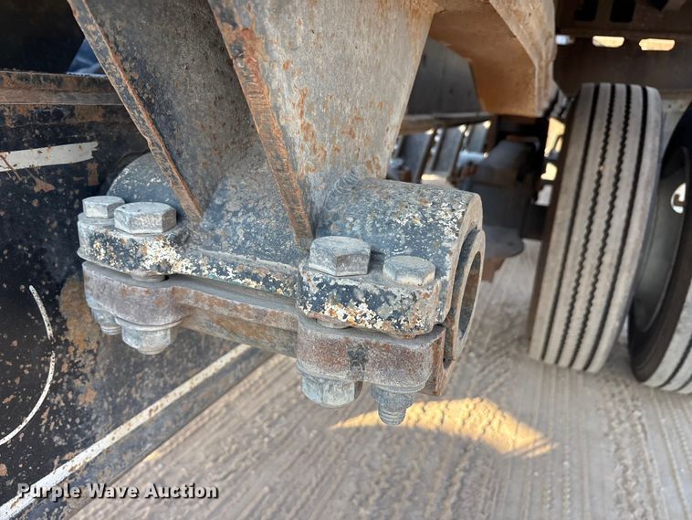 image for item FK2526 1990 Siebert lowboy equipment trailer