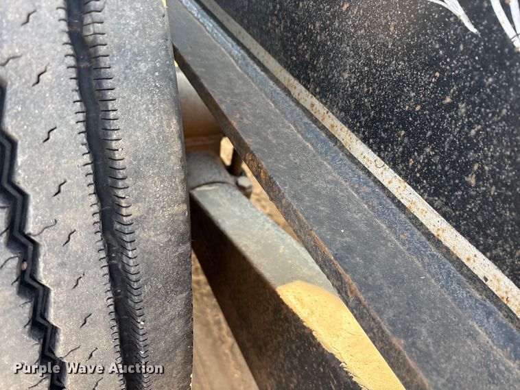 image for item FK2526 1990 Siebert lowboy equipment trailer