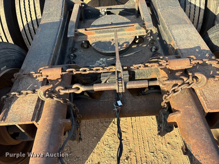 image for item FK2526 1990 Siebert lowboy equipment trailer