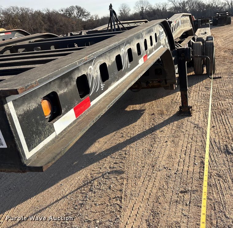 image for item FK2526 1990 Siebert lowboy equipment trailer