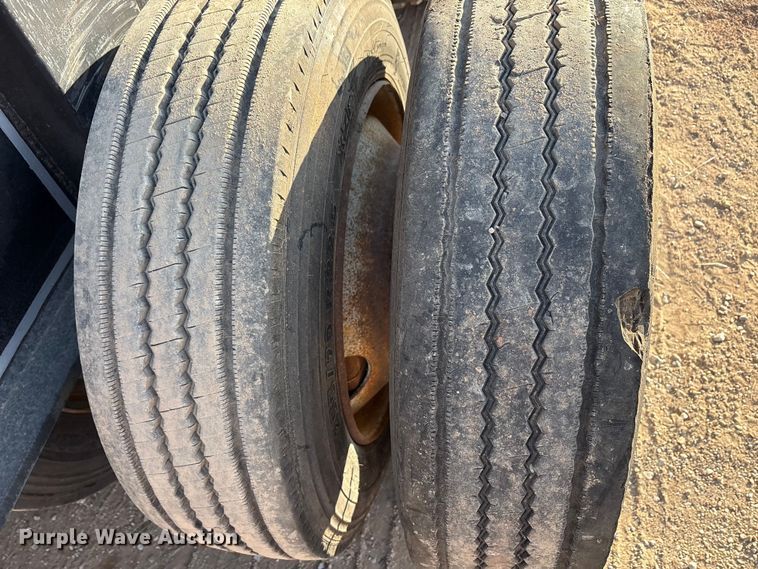 image for item FK2526 1990 Siebert lowboy equipment trailer