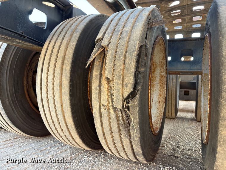 image for item FK2526 1990 Siebert lowboy equipment trailer