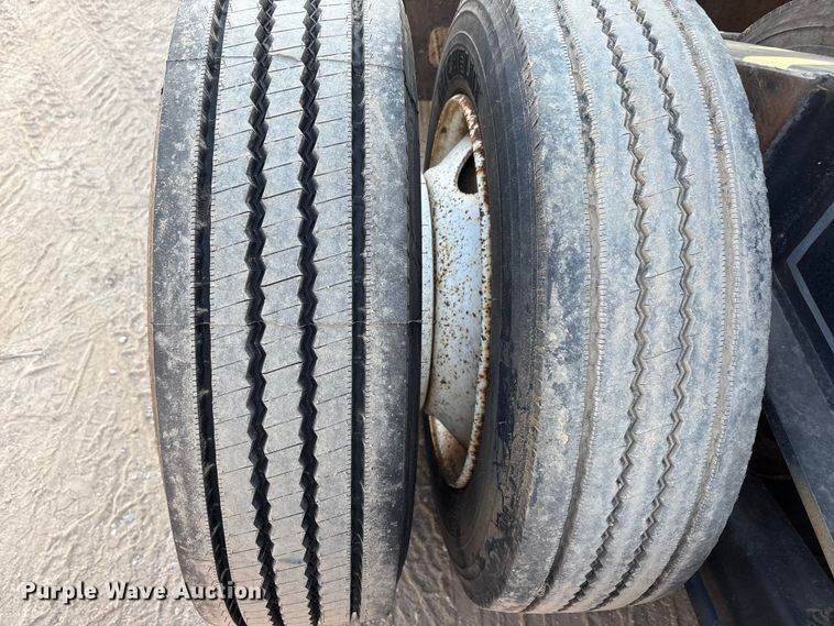 image for item FK2526 1990 Siebert lowboy equipment trailer