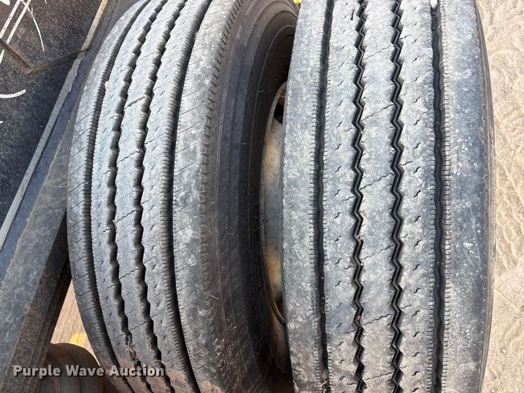 image for item FK2526 1990 Siebert lowboy equipment trailer