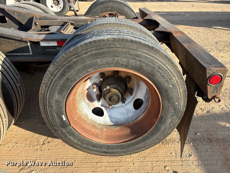 image for item FK2526 1990 Siebert lowboy equipment trailer