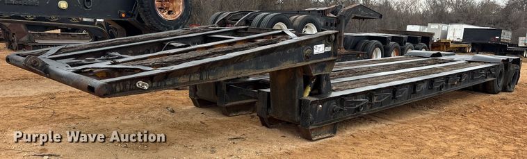 image for item FK2533 1969 Shop Built lowboy equipment trailer