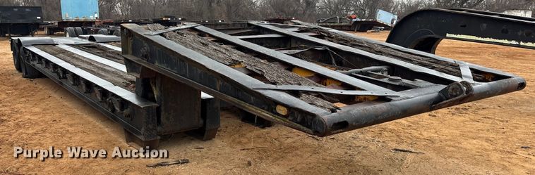 image for item FK2533 1969 Shop Built lowboy equipment trailer