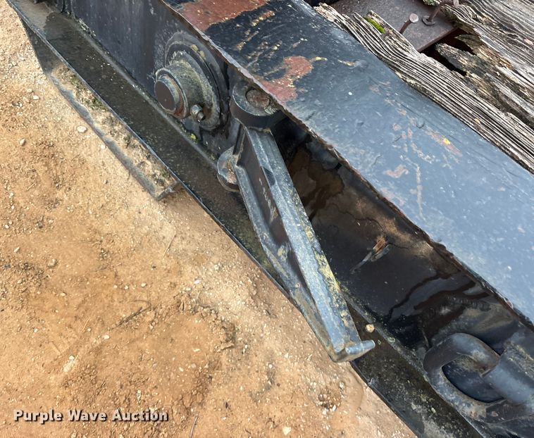 image for item FK2533 1969 Shop Built lowboy equipment trailer