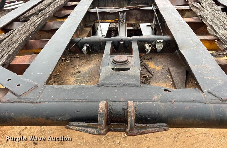 image for item FK2533 1969 Shop Built lowboy equipment trailer