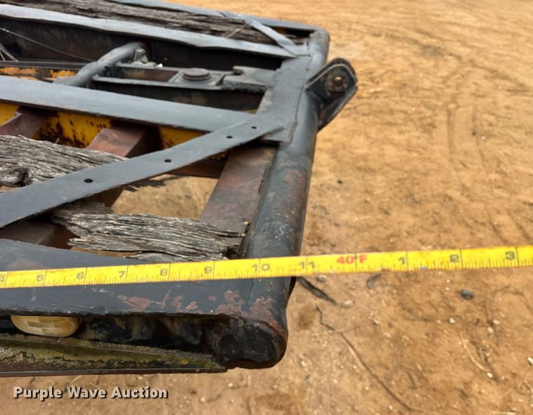 image for item FK2533 1969 Shop Built lowboy equipment trailer