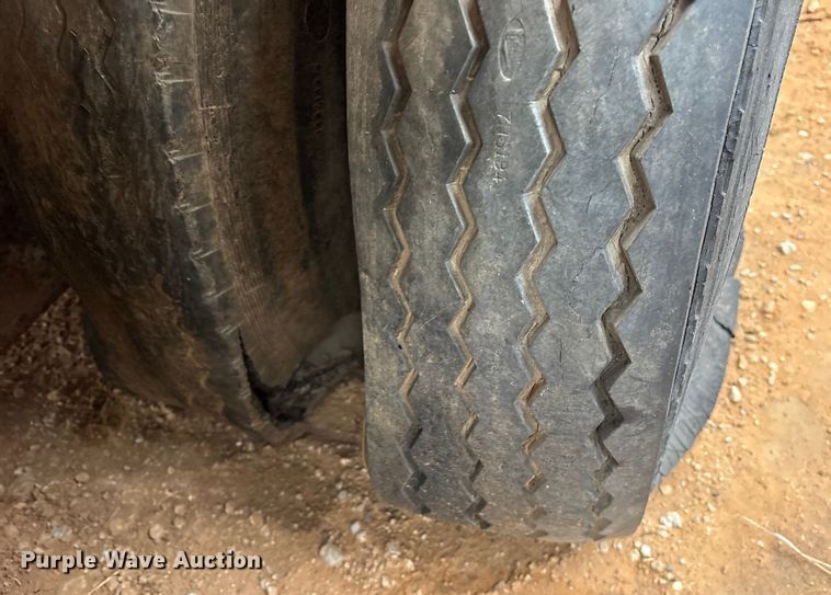 image for item FK2533 1969 Shop Built lowboy equipment trailer