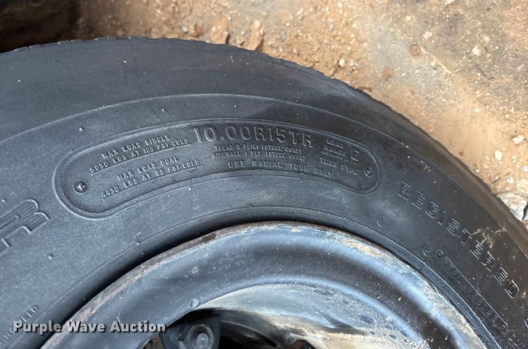 image for item FK2533 1969 Shop Built lowboy equipment trailer