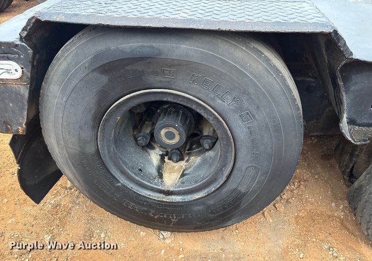 image for item FK2533 1969 Shop Built lowboy equipment trailer