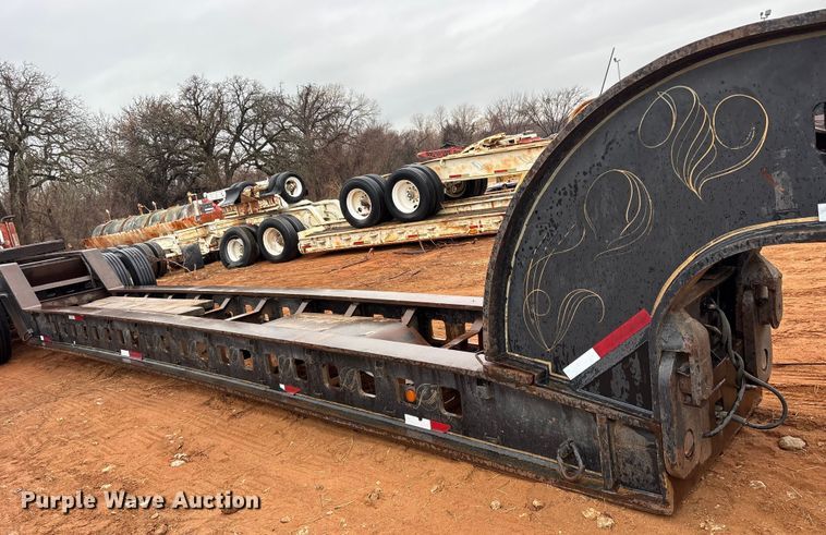 image for item FK2535 1982 Siebert Rail trailer lowboy equipment trailer