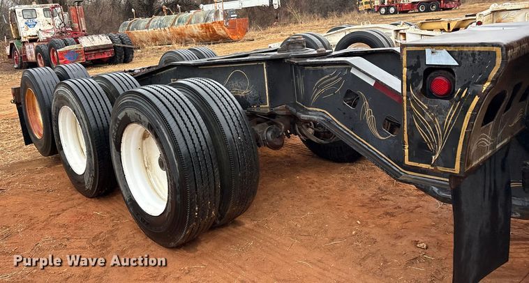 image for item FK2535 1982 Siebert Rail trailer lowboy equipment trailer