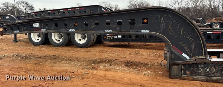 image for item FK2535 1982 Siebert Rail trailer lowboy equipment trailer