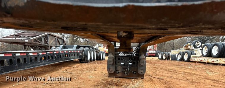 image for item FK2535 1982 Siebert Rail trailer lowboy equipment trailer