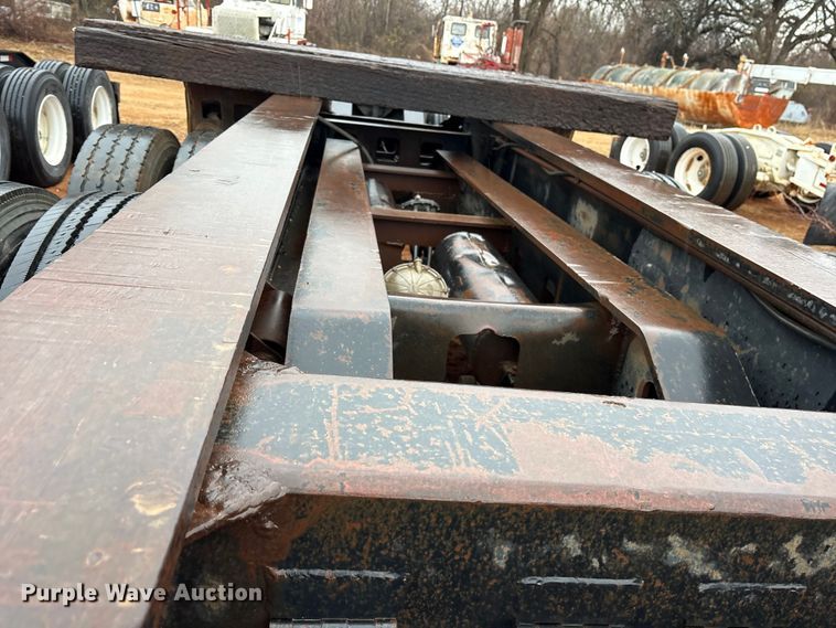 image for item FK2535 1982 Siebert Rail trailer lowboy equipment trailer