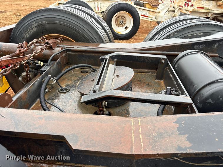 image for item FK2535 1982 Siebert Rail trailer lowboy equipment trailer