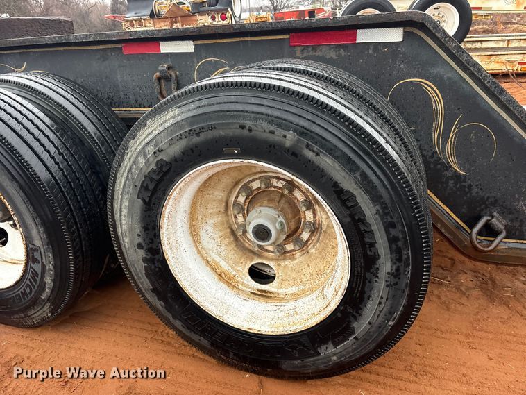 image for item FK2535 1982 Siebert Rail trailer lowboy equipment trailer