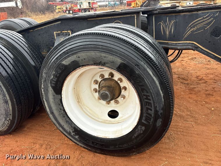 image for item FK2535 1982 Siebert Rail trailer lowboy equipment trailer