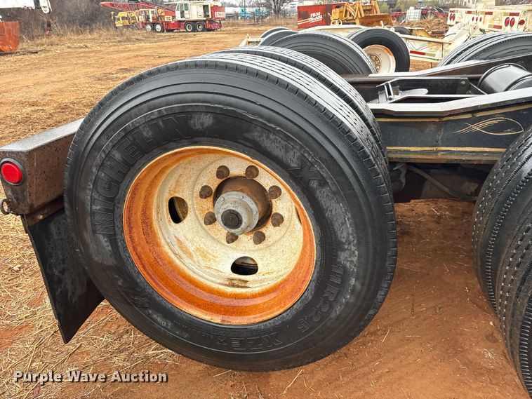 image for item FK2535 1982 Siebert Rail trailer lowboy equipment trailer