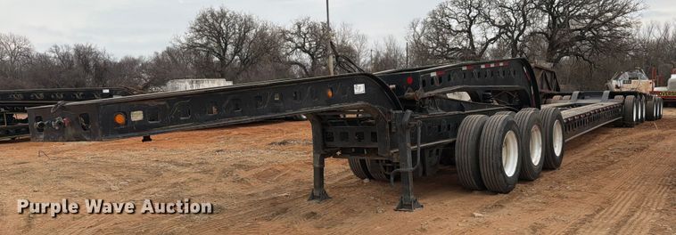image for item FK2536 1988 Siebert lowboy equipment trailer