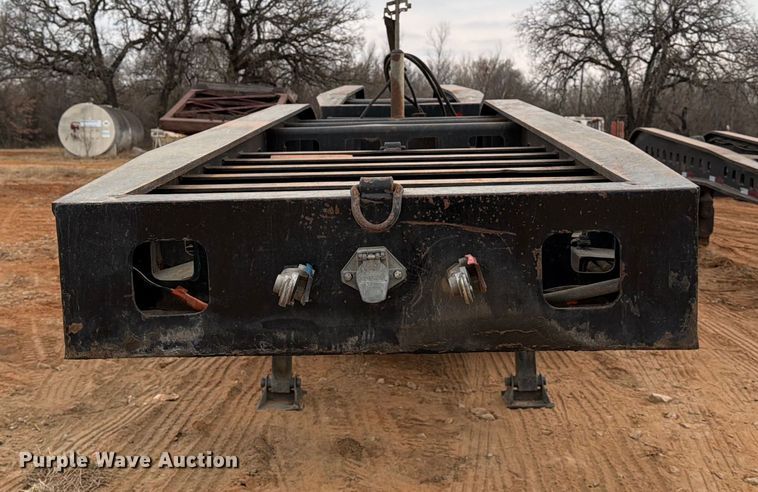 image for item FK2536 1988 Siebert lowboy equipment trailer