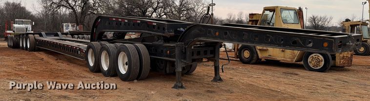 image for item FK2536 1988 Siebert lowboy equipment trailer