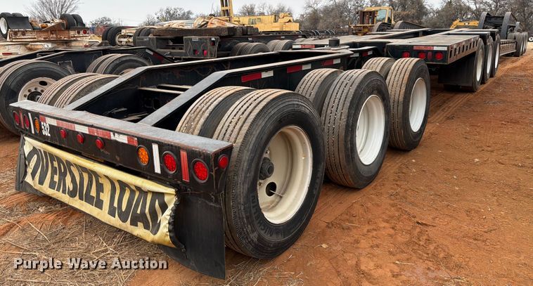 image for item FK2536 1988 Siebert lowboy equipment trailer