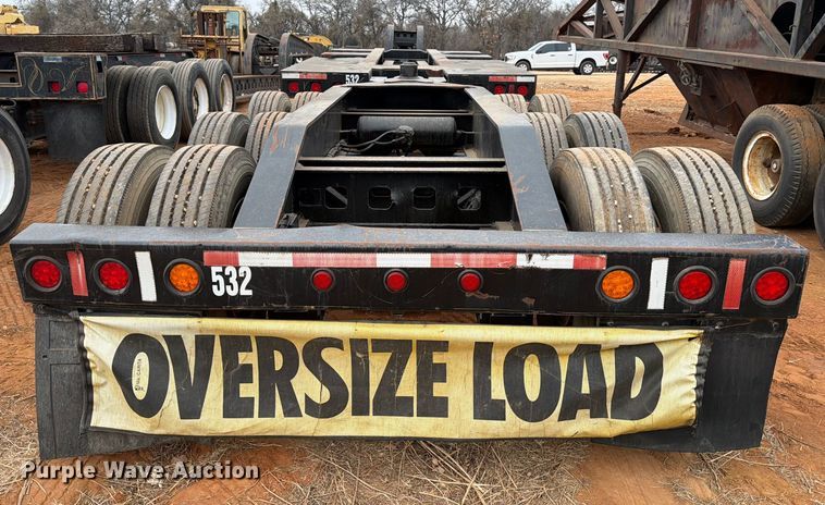 image for item FK2536 1988 Siebert lowboy equipment trailer