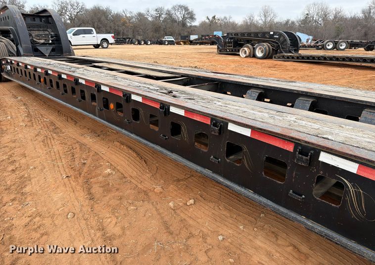 image for item FK2536 1988 Siebert lowboy equipment trailer