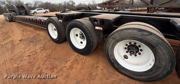 image for item FK2536 1988 Siebert lowboy equipment trailer