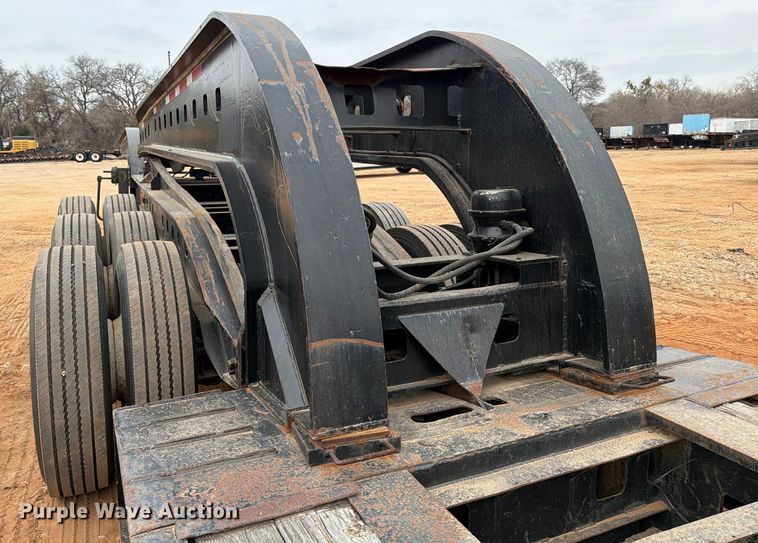 image for item FK2536 1988 Siebert lowboy equipment trailer