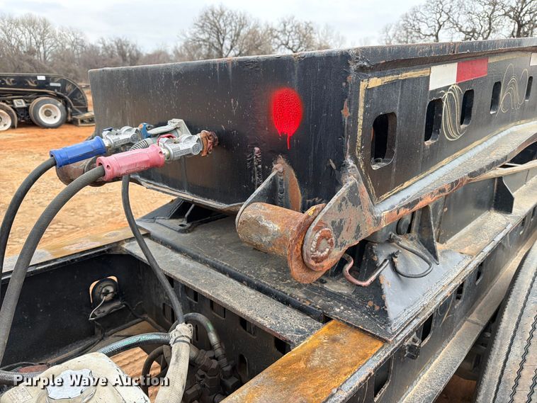 image for item FK2536 1988 Siebert lowboy equipment trailer