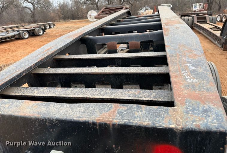 image for item FK2536 1988 Siebert lowboy equipment trailer