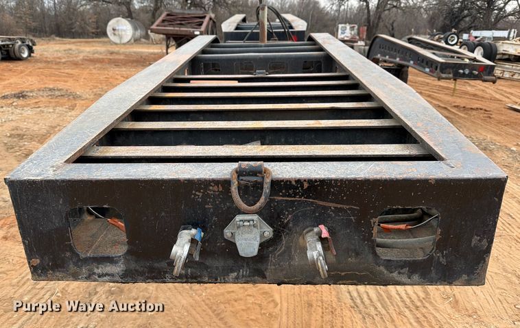 image for item FK2536 1988 Siebert lowboy equipment trailer