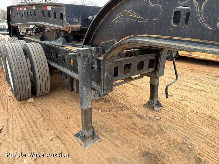 image for item FK2536 1988 Siebert lowboy equipment trailer
