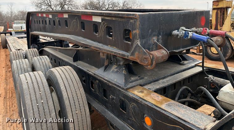 image for item FK2536 1988 Siebert lowboy equipment trailer