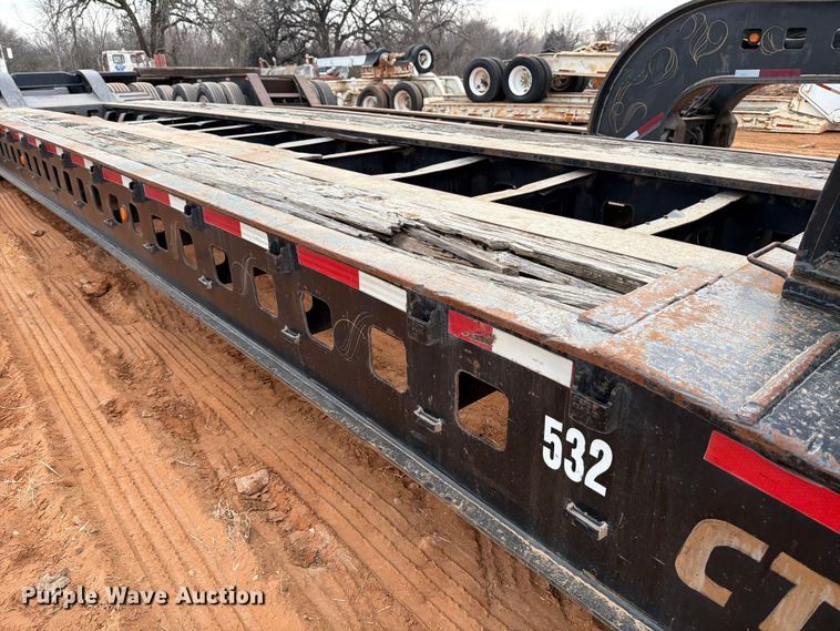 image for item FK2536 1988 Siebert lowboy equipment trailer
