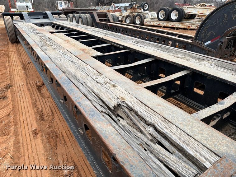 image for item FK2536 1988 Siebert lowboy equipment trailer