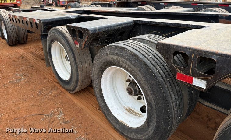 image for item FK2536 1988 Siebert lowboy equipment trailer