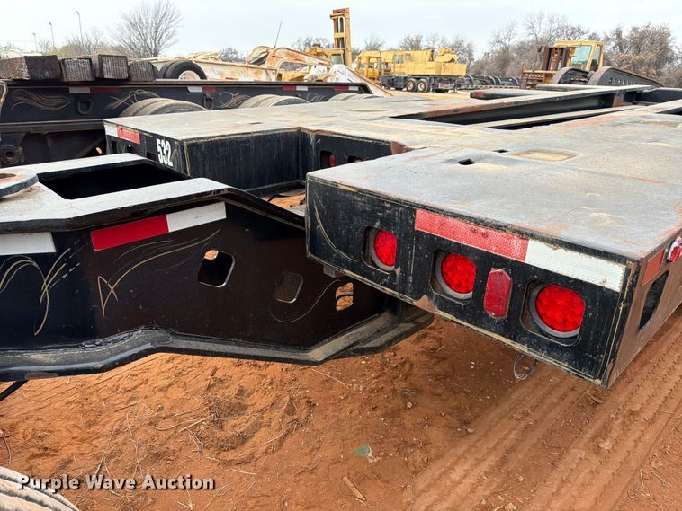 image for item FK2536 1988 Siebert lowboy equipment trailer