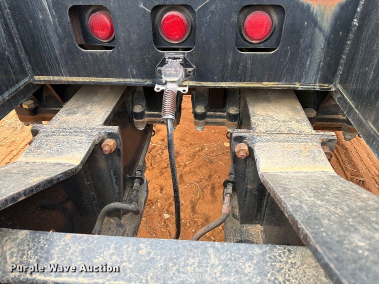 image for item FK2536 1988 Siebert lowboy equipment trailer