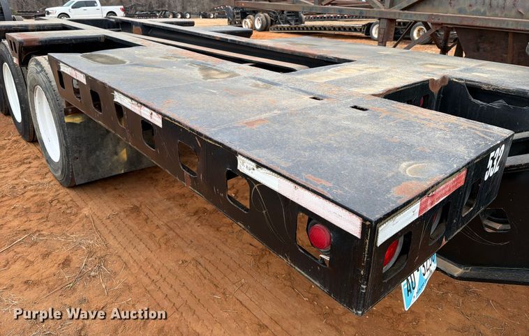 image for item FK2536 1988 Siebert lowboy equipment trailer