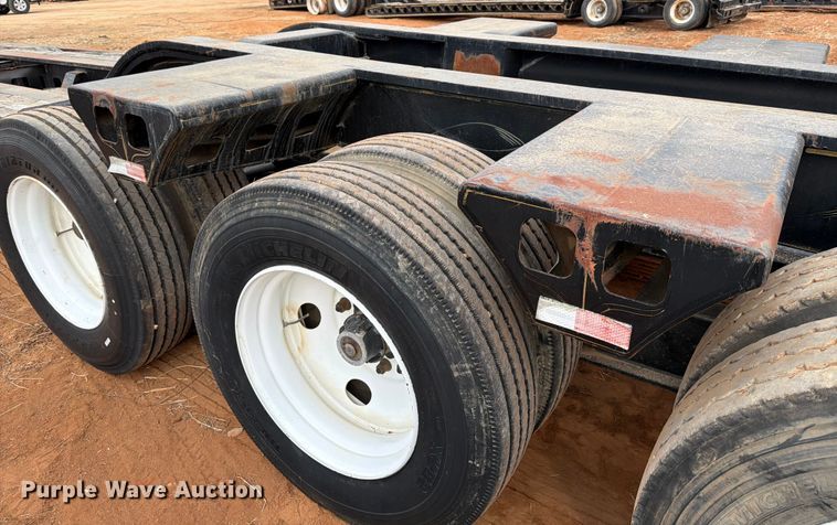 image for item FK2536 1988 Siebert lowboy equipment trailer