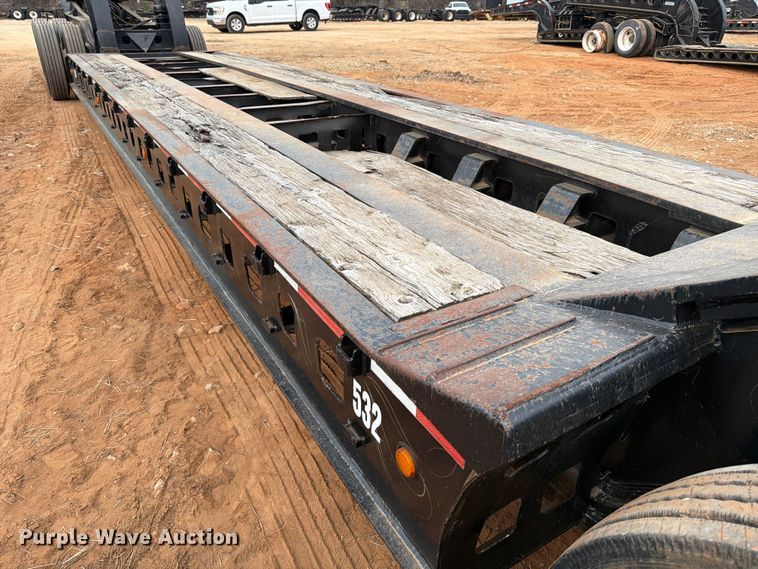 image for item FK2536 1988 Siebert lowboy equipment trailer