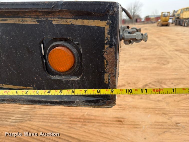 image for item FK2536 1988 Siebert lowboy equipment trailer